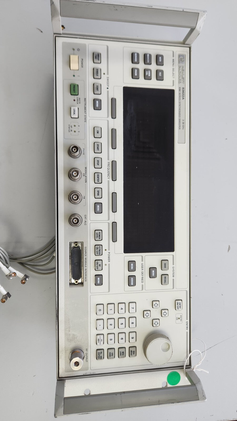 Agilent 83620A 836X0A/B 83650B Front Panel Display