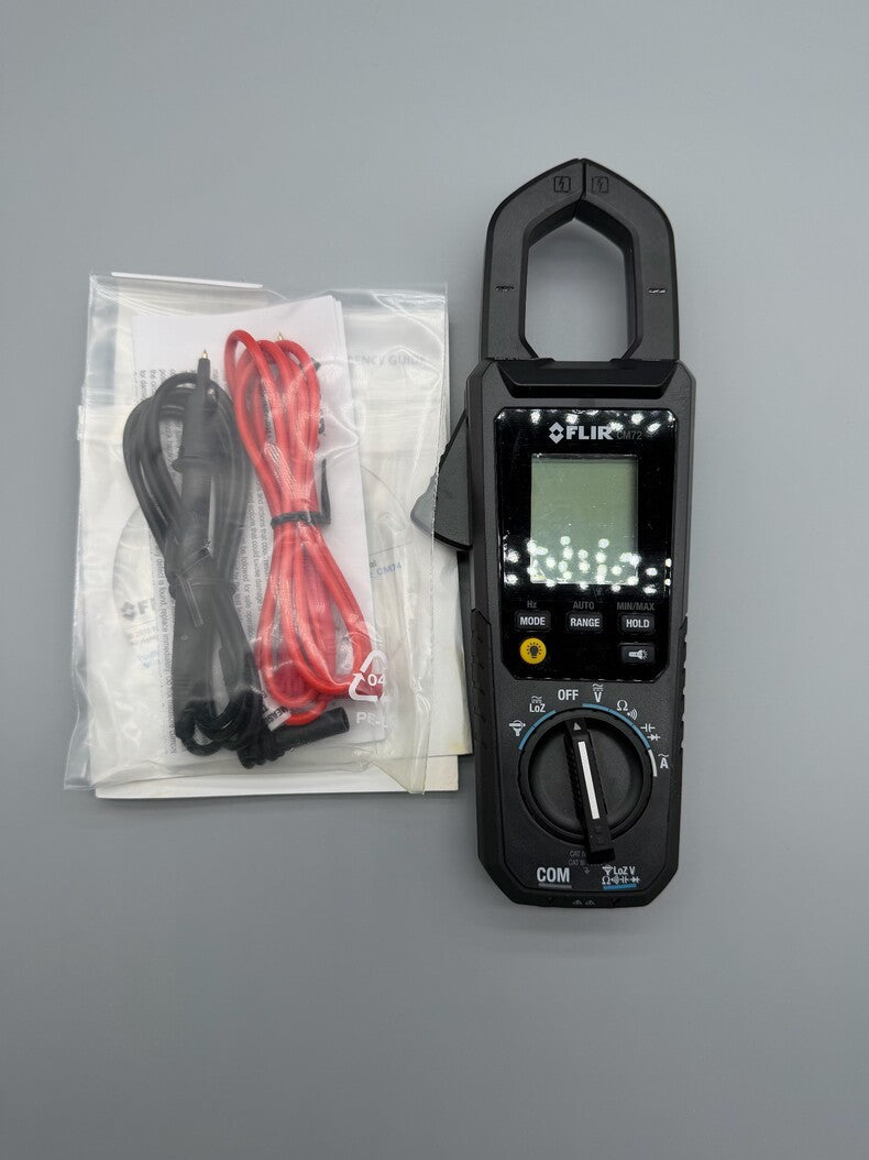 New FLIR CM72 True RMS 600A AC Clamp Meter CAT III