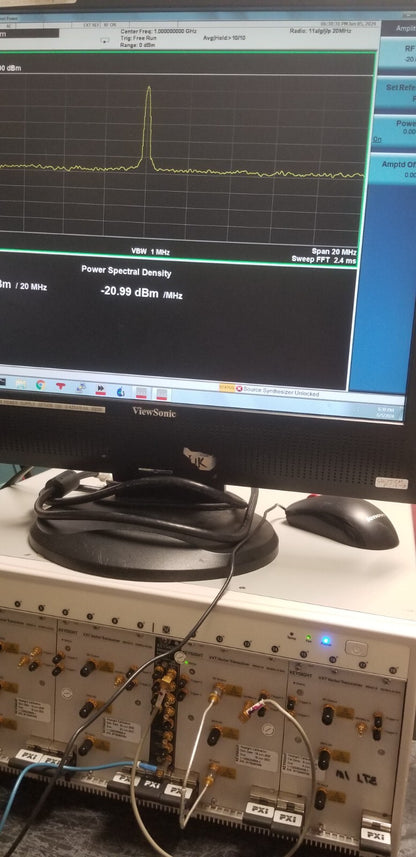 PXIe 6 GHz Vector Transceiver Keysight M9421A WLAN opt