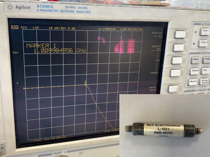 Low Pass Filter 1GHz Loss 0dB L-1621