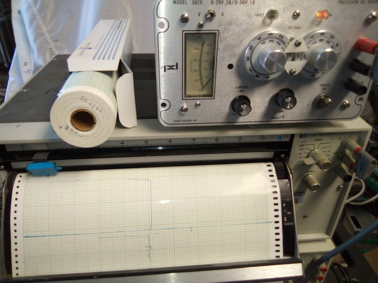 Strip Chart Recorder HP7132A High Sensitivity 1mV-100V