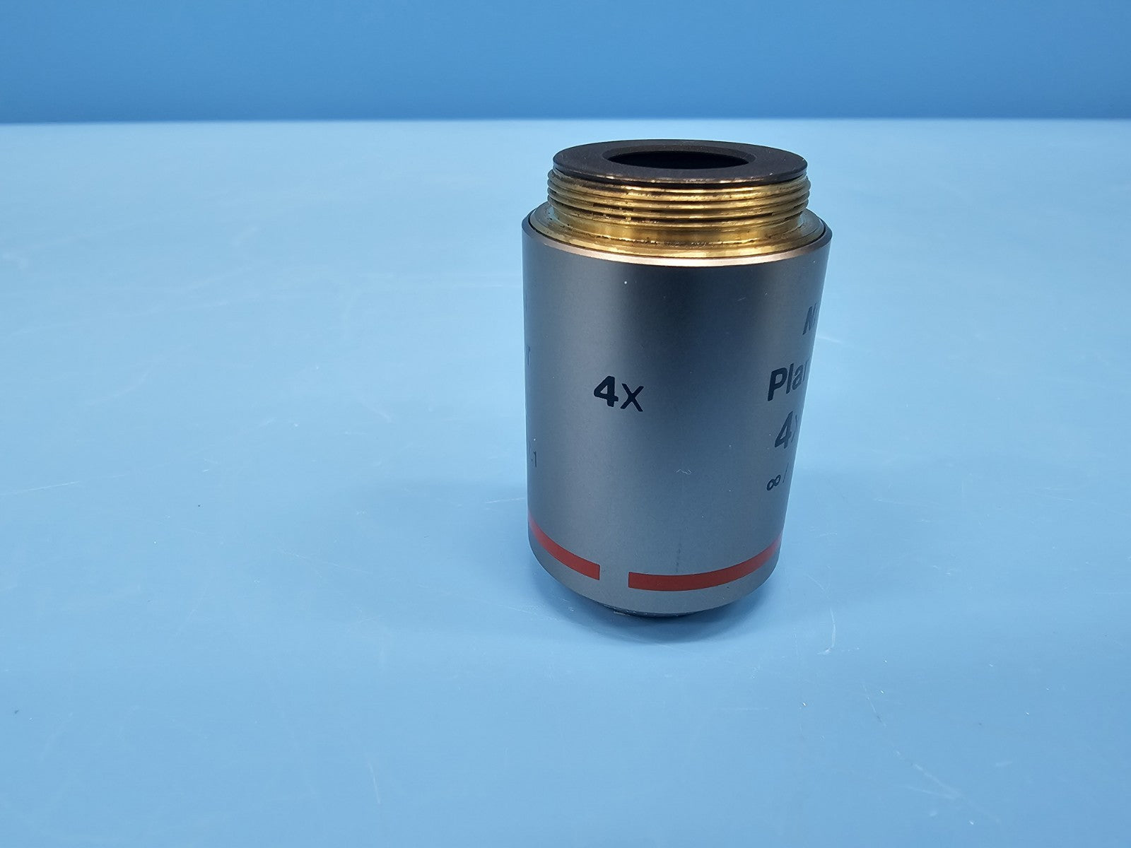 Nikon Plan Fluor 4X/0.13 Microscope Objective