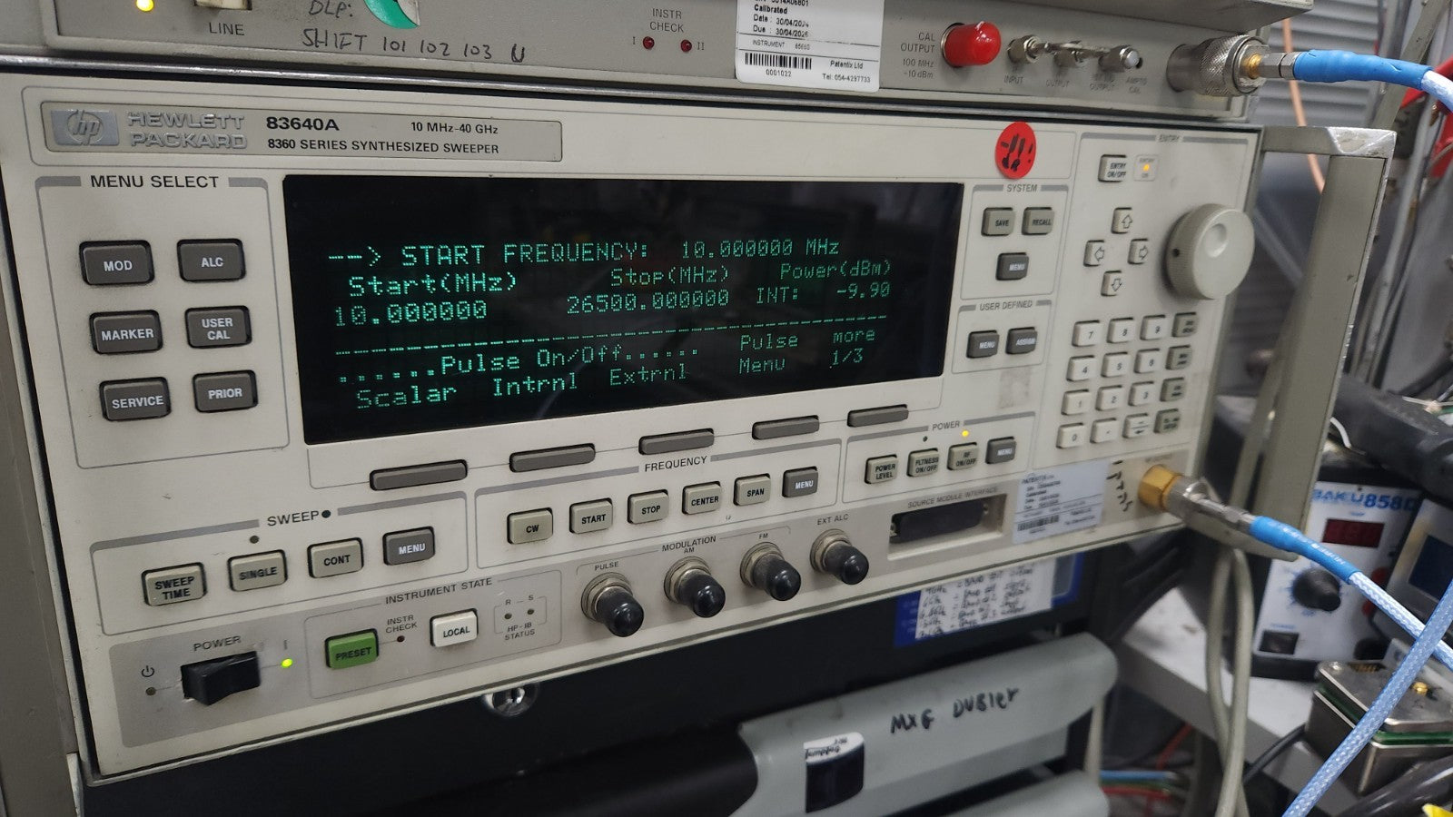 Agilent 8563E 9kHz-26.5GHz Spectrum Analyzer Tested