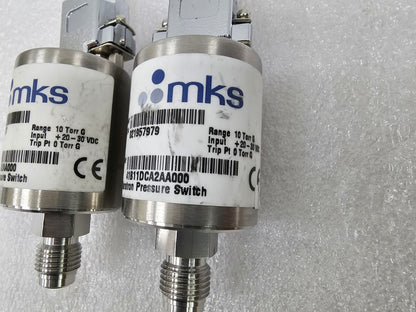 MKS 41B11DCA2AA000 Baratron Pressure Switch 10 Torr
