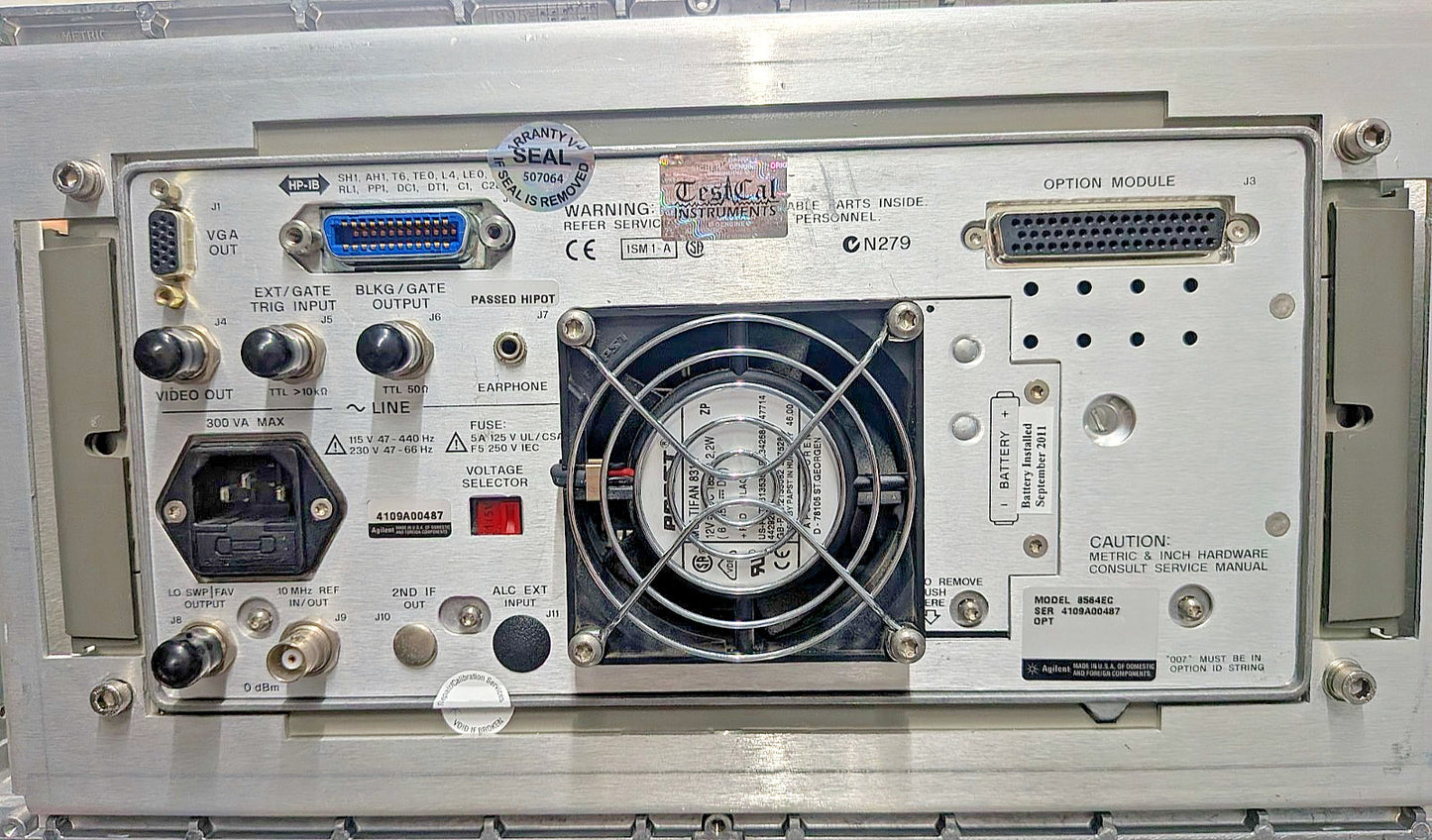 Agilent 8564EC Spectrum Analyzer 9kHz-40GHz