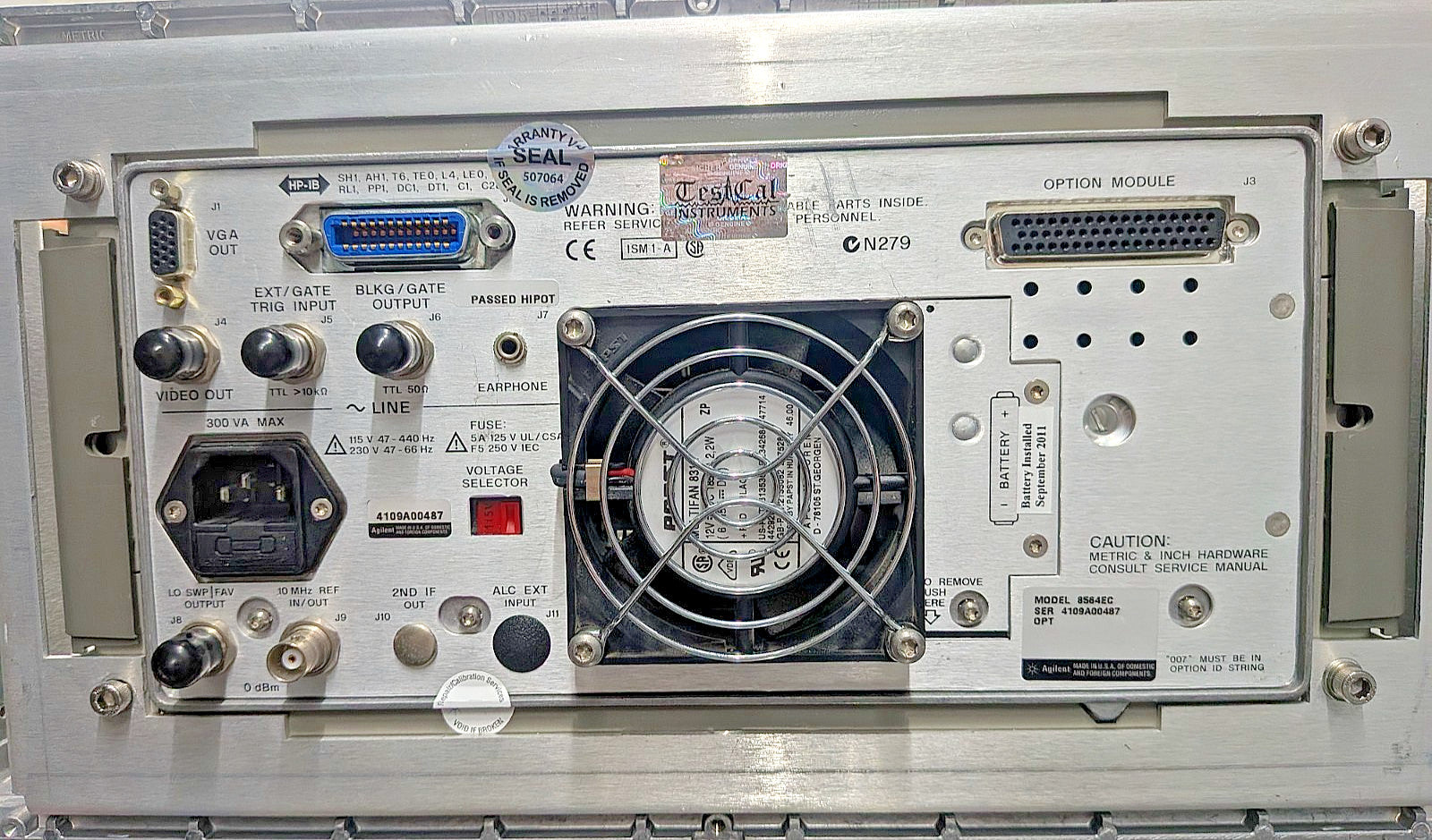Agilent 8564EC Spectrum Analyzer 9kHz-40GHz