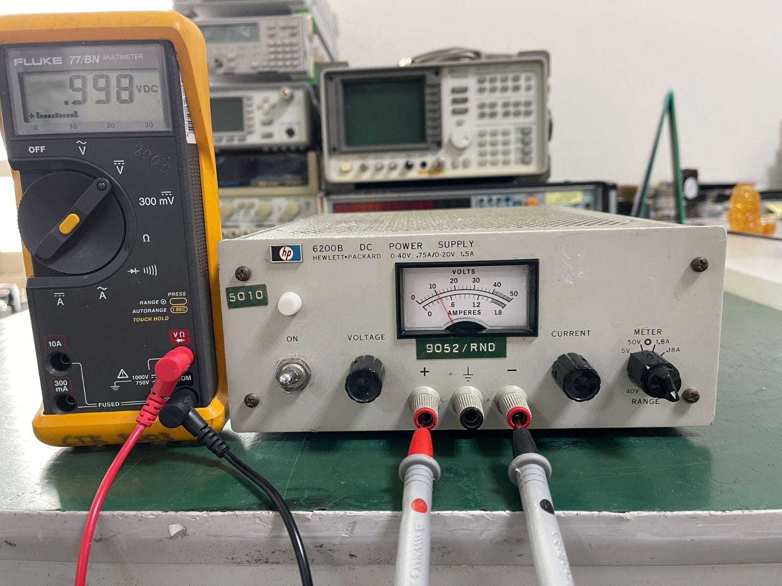 HP Agilent 6200B DC Power Supply 0-40V/0.75A