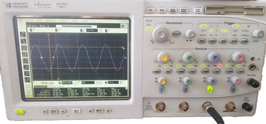 HP 54825A 500MHz Oscilloscope Self Calibration