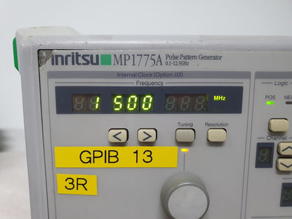 Anritsu MP1775A Pulse Pattern Generator 12.5GHz