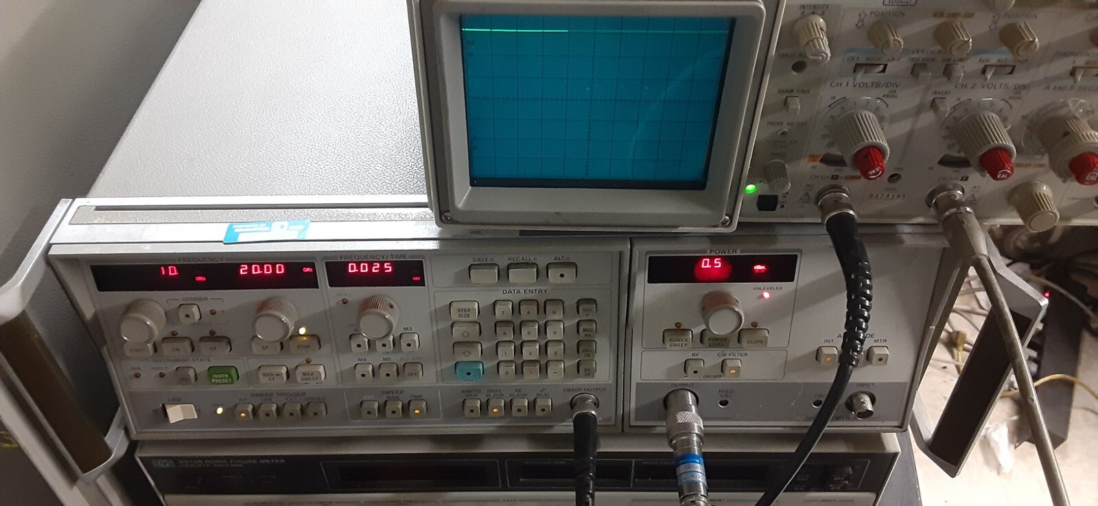 RF Detector 18 GHz Negative DC Output Oscilloscope