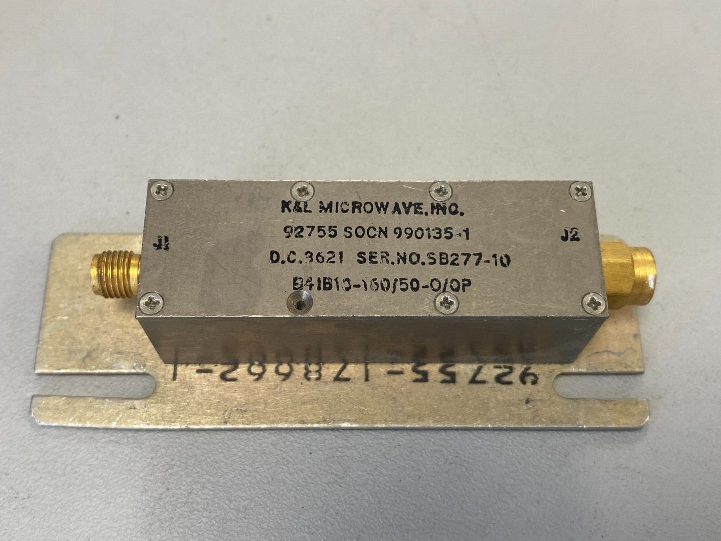 Band Pass Filter 160 MHz 50 MHz B41B10-160/50