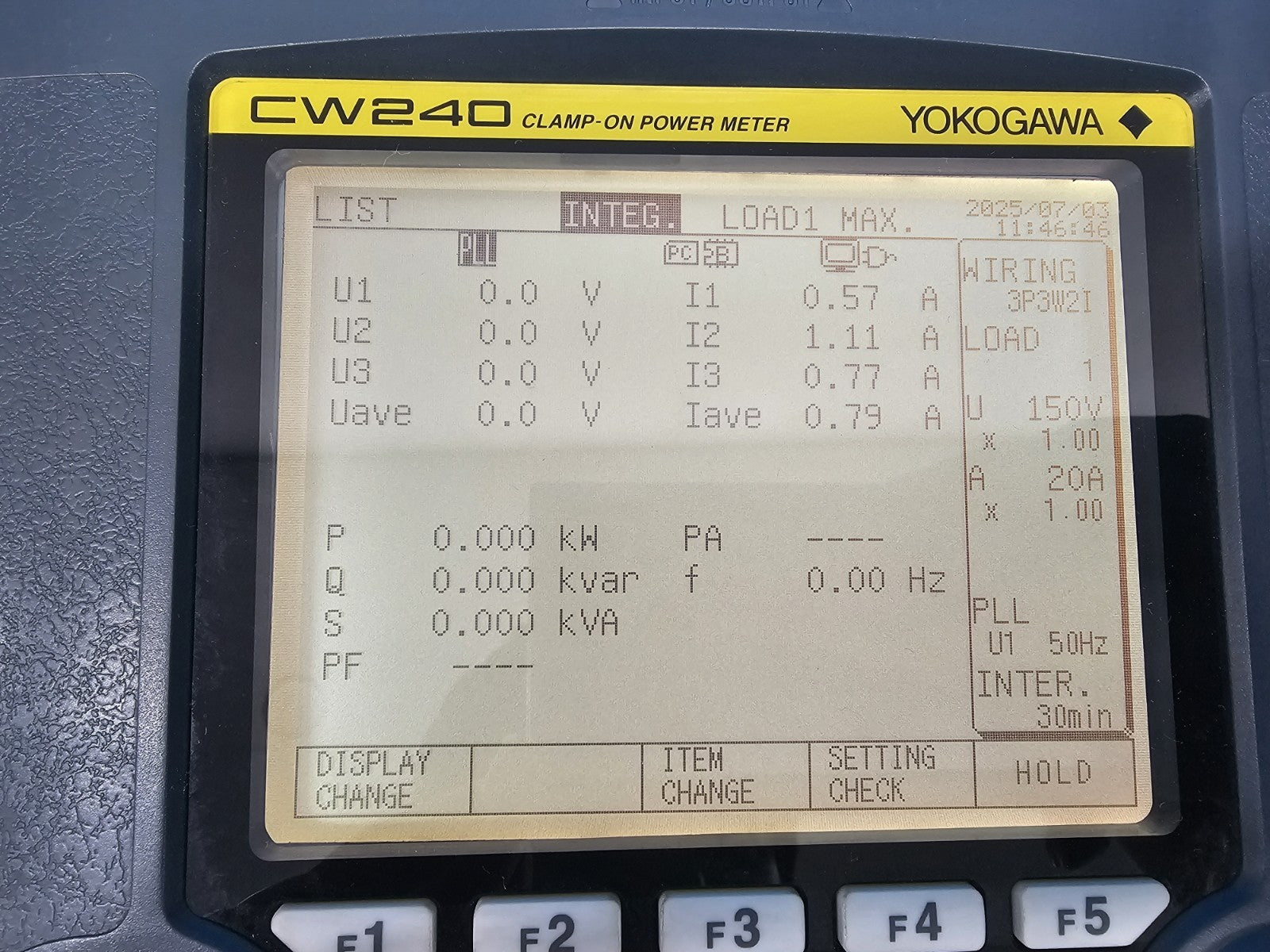 Yokogawa CW240 Style S2 Clamp On Power Meter