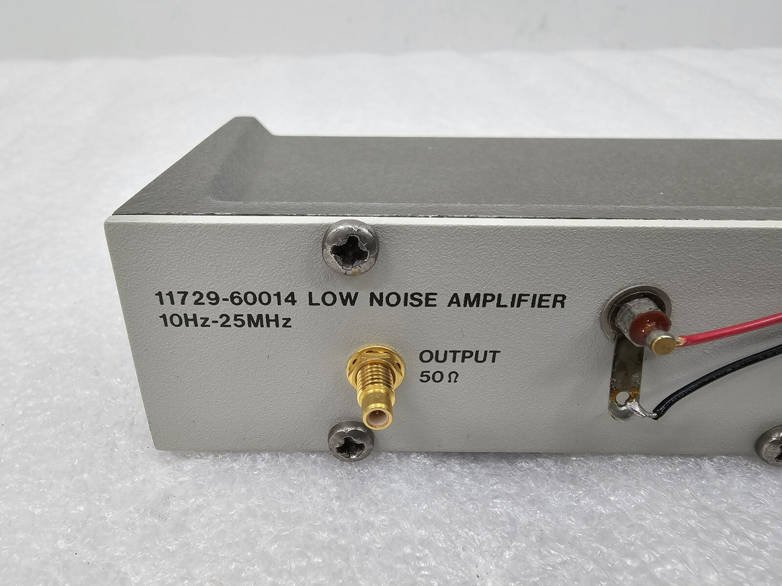HP Agilent 11729-60014 Low Noise Amplifier 10Hz-25MHz