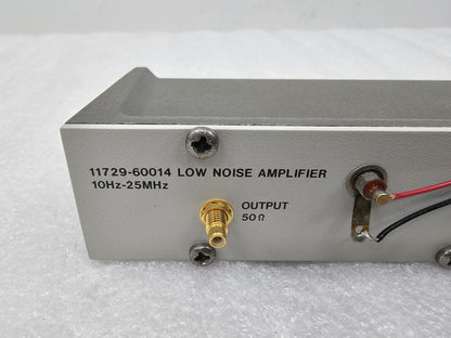 HP Agilent 11729-60014 Low Noise Amplifier 10Hz-25MHz