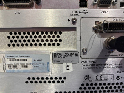 Keysight E5072A Network Analyzer with Options