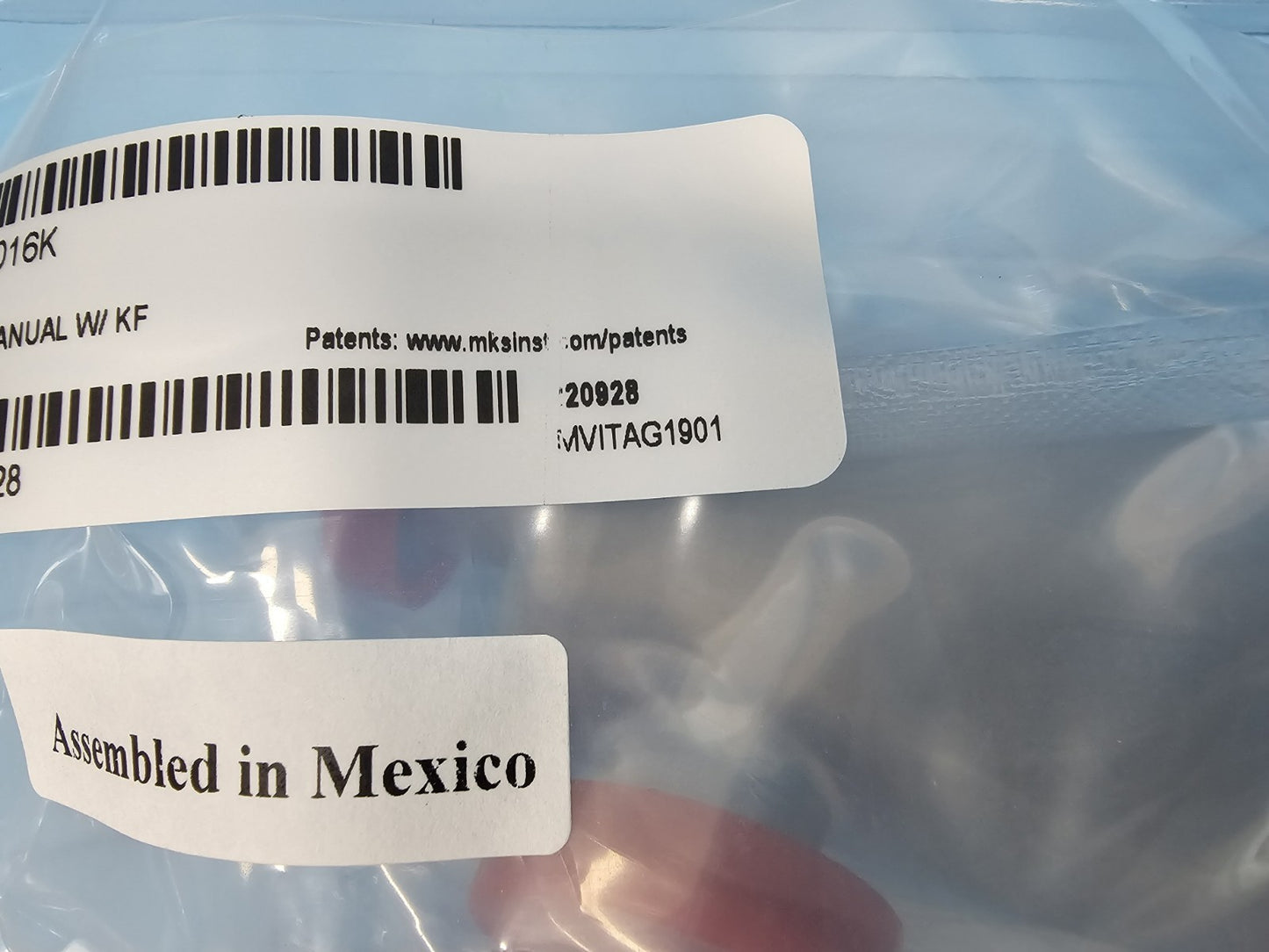 New MKS 151-0016K Manual Angle Valve