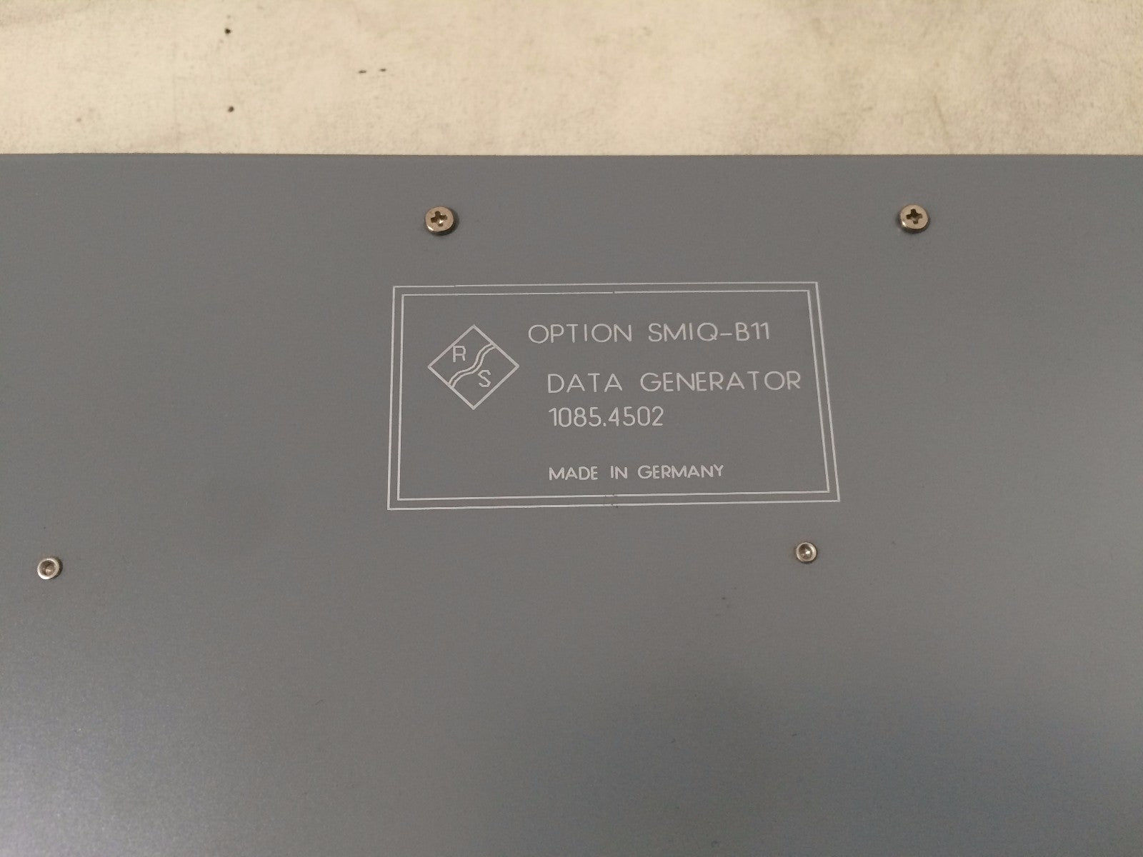 Rohde & Schwarz Data Generator 1085.4502 Assembly
