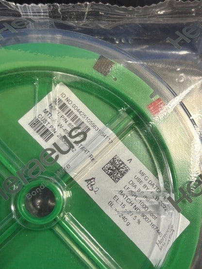Heraeus AWL-49C Bonding Wire 8 Mil 1000ft Expired