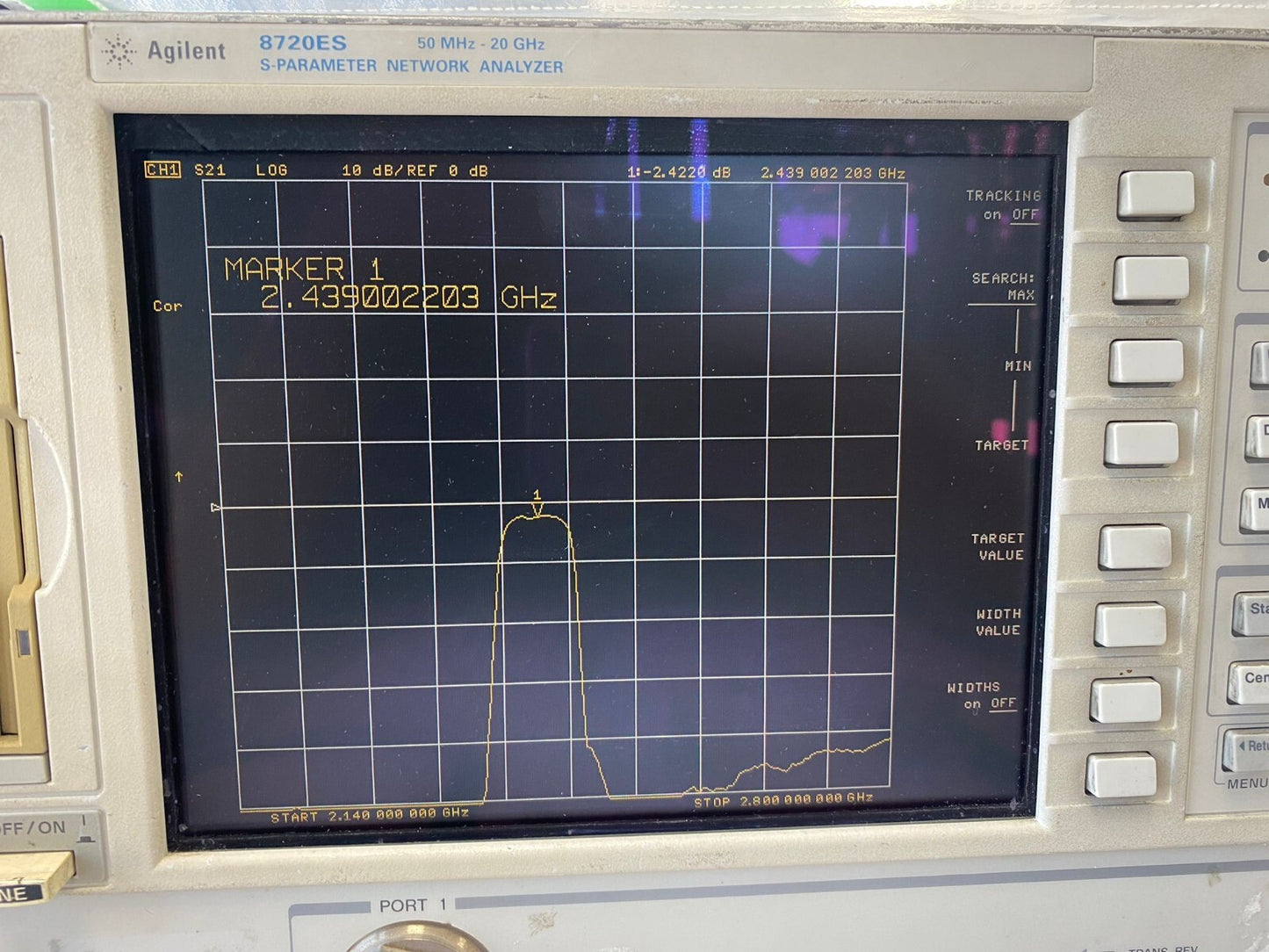 Band Pass Filter 2.4GHz BW 61MHz Loss 2dB SRP2437K8N50SC