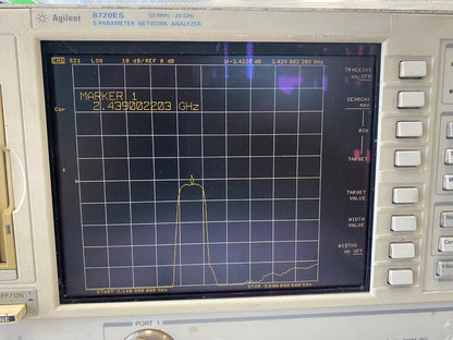 Band Pass Filter 2.4GHz BW 61MHz Loss 2dB SRP2437K8N50SC
