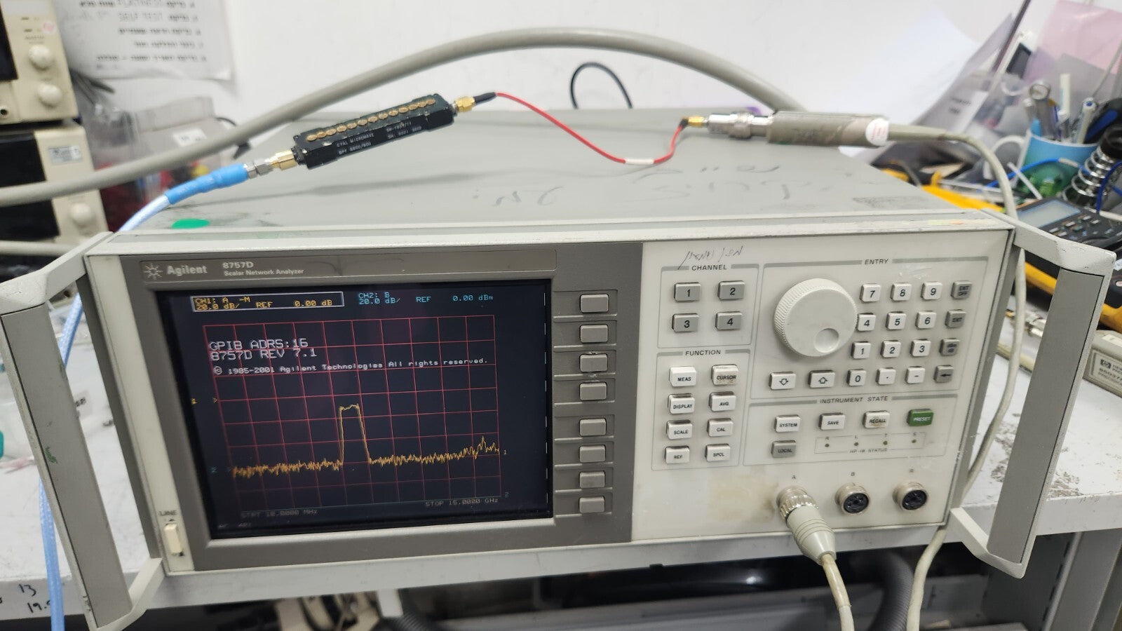 Agilent 8757D Scalar Network Analyzer LCD
