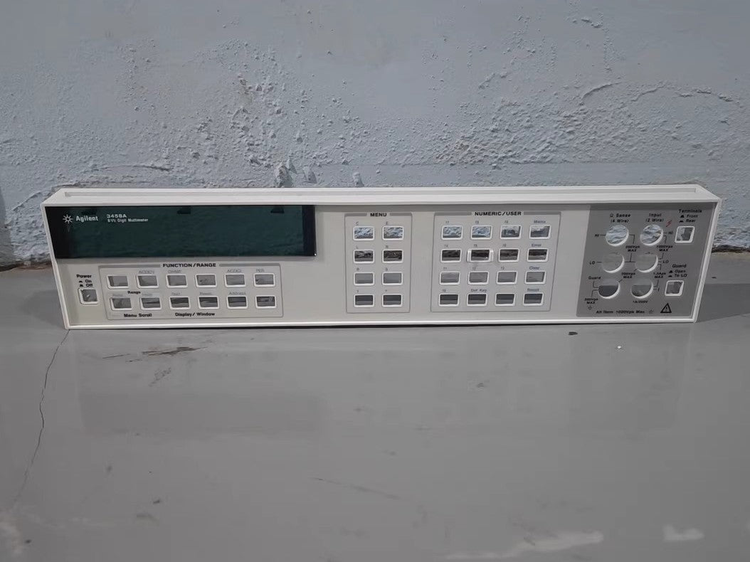 Agilent 3458A 8.5-Digit Digital Multimeter Front Panel
