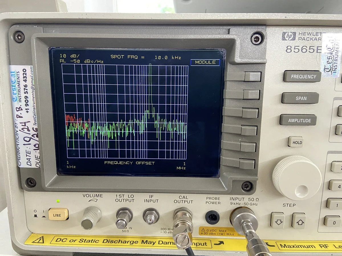 Agilent HP 8565E 50GHz Spectrum Analyzer
