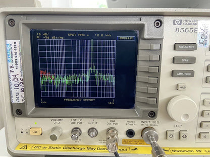 Agilent HP 8565E 50GHz Spectrum Analyzer