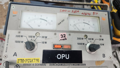 Rohde NAUS6 RF Power Meter 1000MHz 1000W Sensor