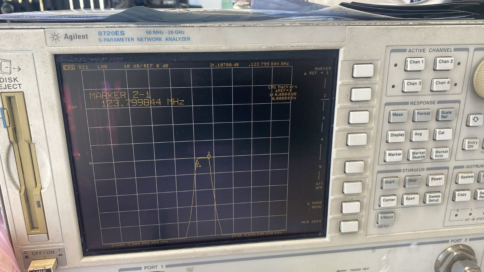Bandpass Filter 4 GHz 120 MHz 0.4 dB Loss