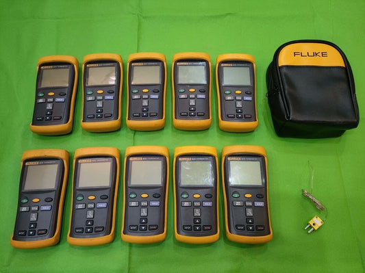 Used Fluke 52-II Dual Channel Contact Thermometer -40 to 260°C