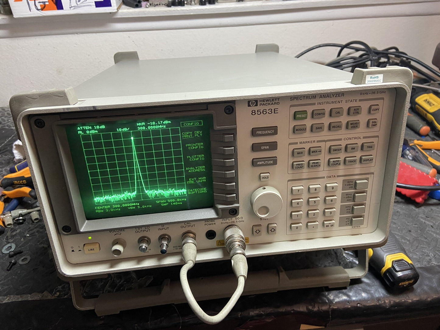 HP Agilent 8563E Spectrum Analyzer 26.9/50GHz