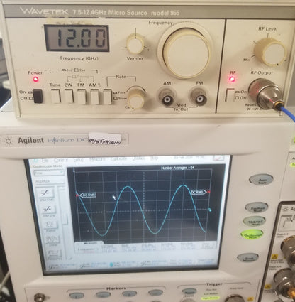 Wavetek 955 RF Signal Source 7.5-12.4 GHz