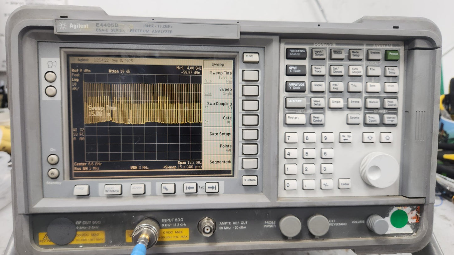 Agilent E4405B 9kHz-13.2GHz Spectrum Analyzer