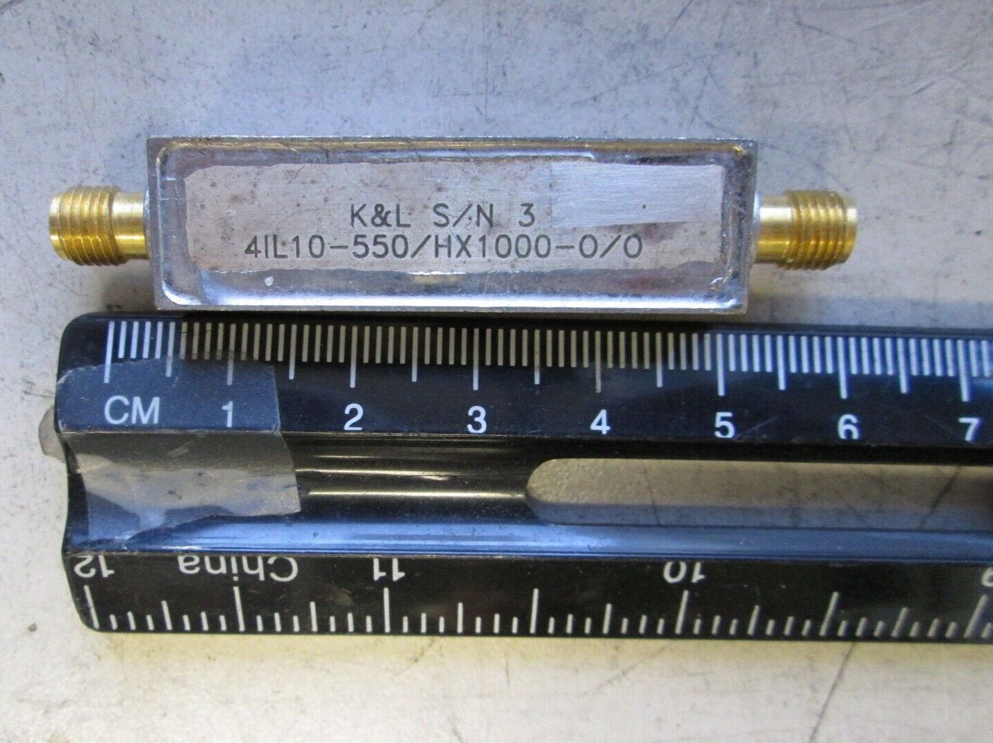 K&L 4IL10-550 Low Pass Filter DC-650 MHz