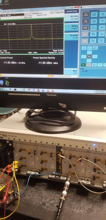 PXIe 6 GHz Vector Transceiver Keysight M9421A WLAN opt