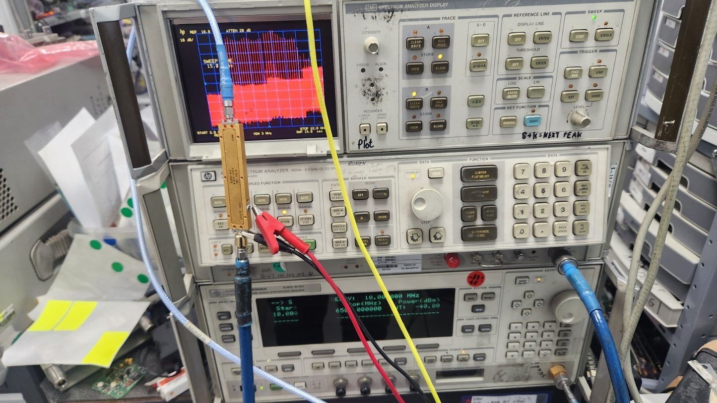 MITEQ RF Amplifier 6.5-18GHz 40dB AFD10-1218