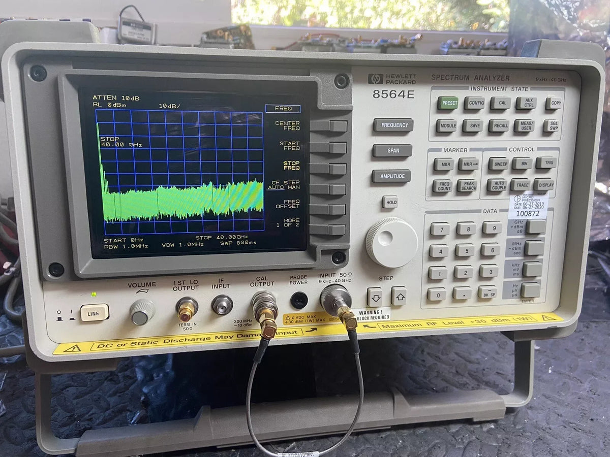 HP Agilent 8564E 40GHz Spectrum Analyzer Color LCD