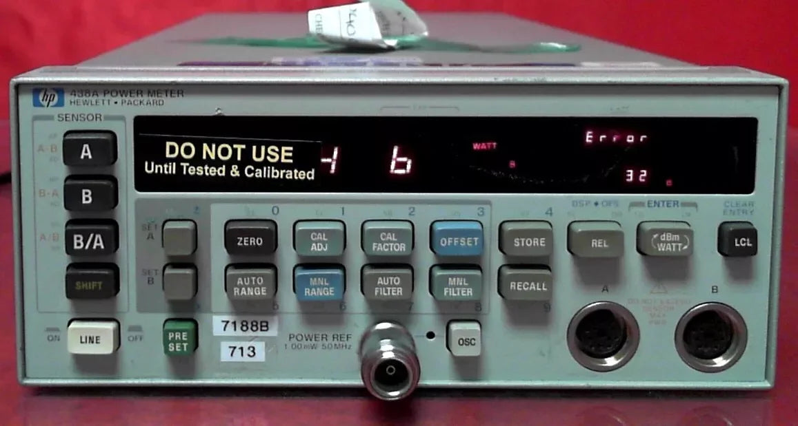 Agilent 438A Dual Channel Power Meter 10MHz-40GHz