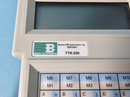 Brooks PRI Automation TTR-200 110976 Teach Pendant