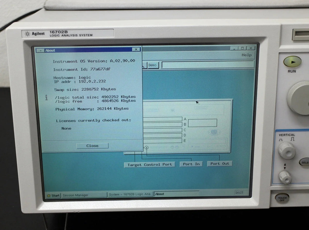 Agilent 16702B Logic Analyzer Mainframe Digital