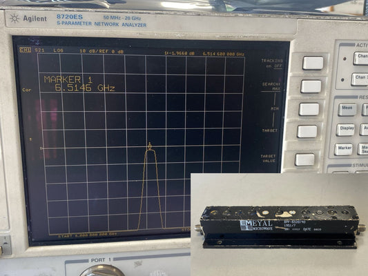 Band Pass Filter 6.5 GHz 40 MHz BW