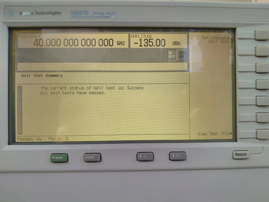 Agilent E8257D 40GHz Microwave Signal Generator