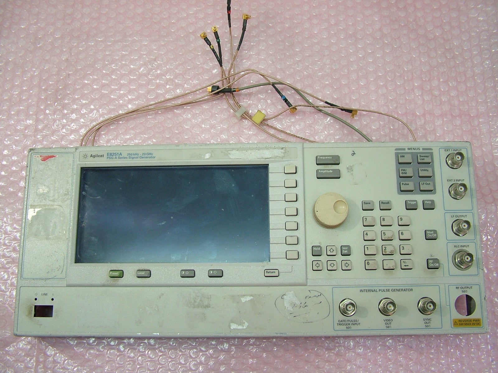 Agilent E8251A PSG Front Panel LCD Keyboard