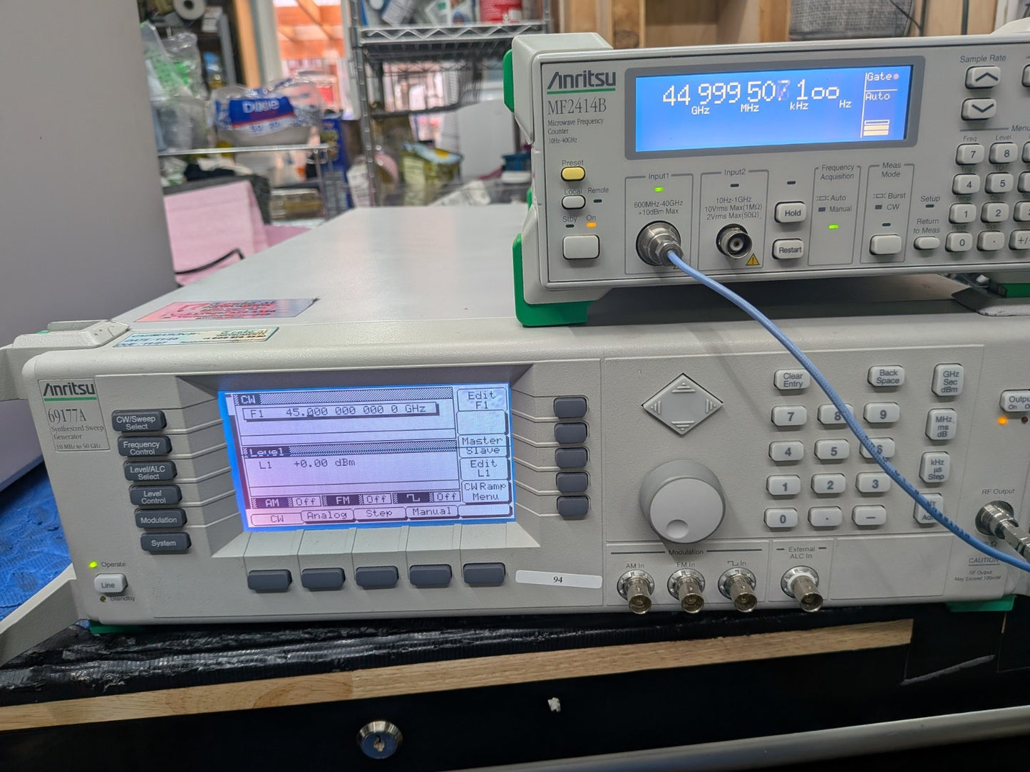 Anritsu MF2414B Burst/Frequency Counter 45 GHz
