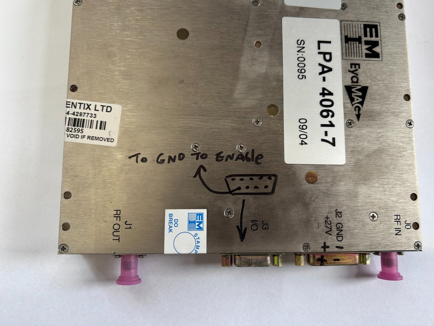 RF Power Amplifier LPA4061-7 2.62-2.67GHz