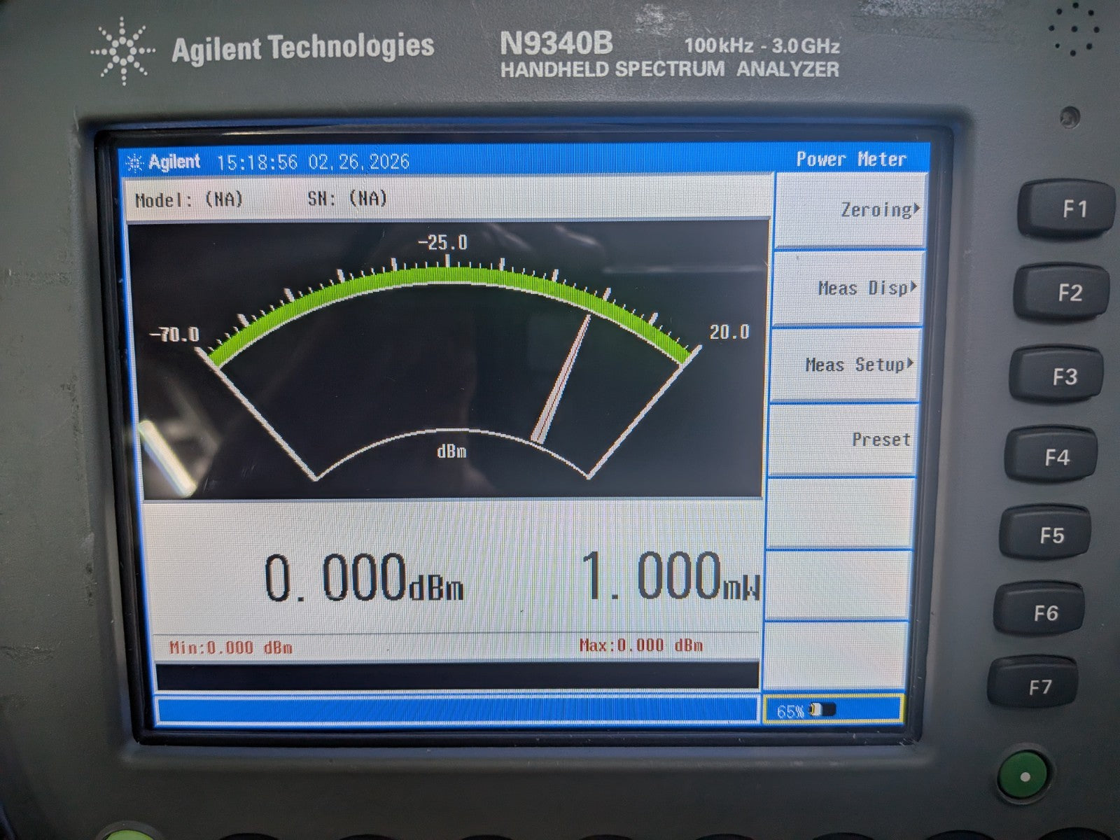Agilent N9340B Handheld Spectrum Analyzer 100kHz-3GHz