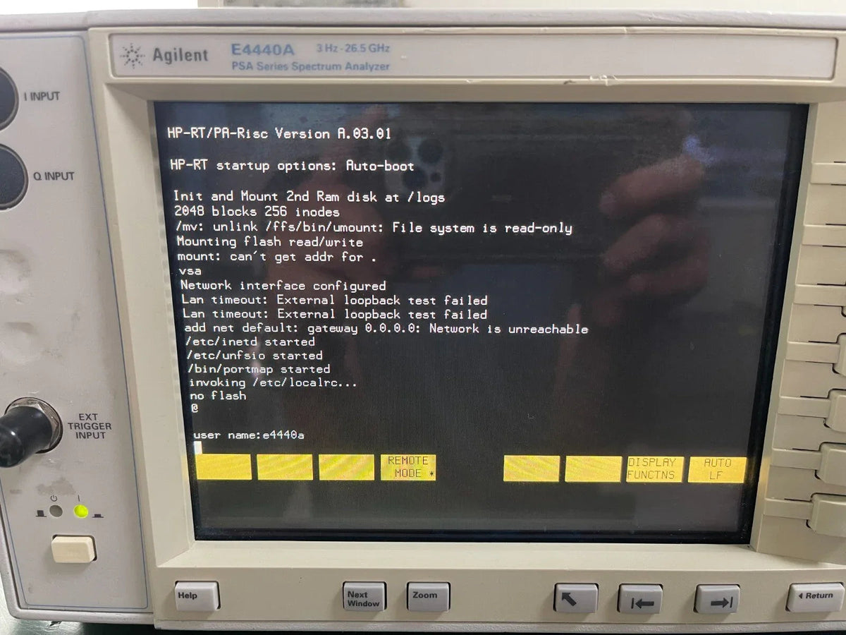 Agilent E4440A PSA 3Hz-26.5GHz Spectrum Analyzer