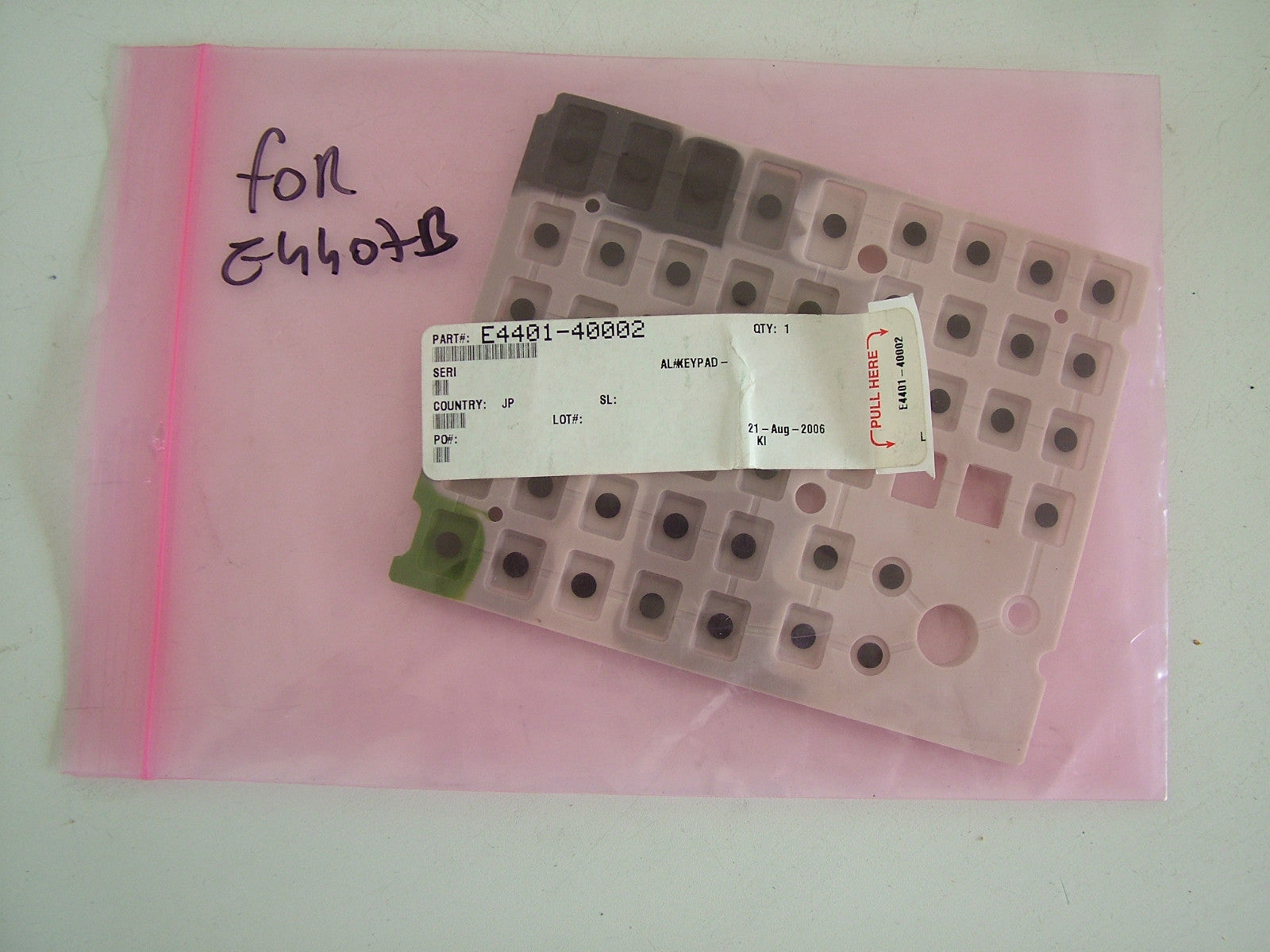 Keypad for E4407B Spectrum Analyzer