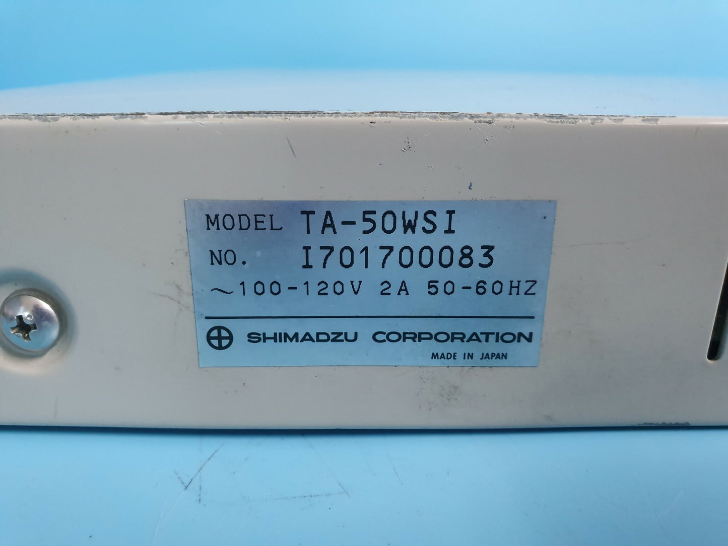 Shimadzu TA-50WSI Thermal Analyzer